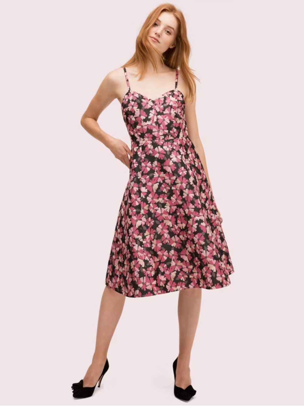 NWT KATE SPADE Wallflower Jacquard Fit & Flare Dress